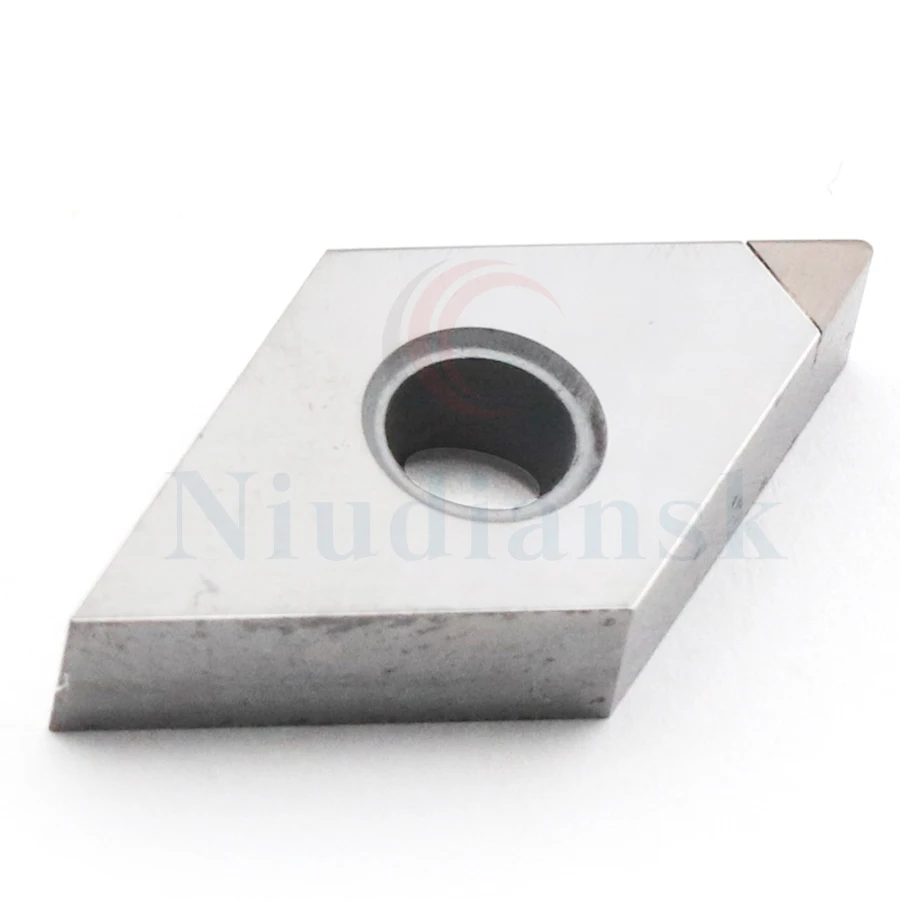 Insertos de diamante CNC para torneado de acero inoxidable, herramienta de corte de hoja, DNMA150404 DNMA150408 PCD DNGA150604 DNGA150608 CBN, 2 piezas