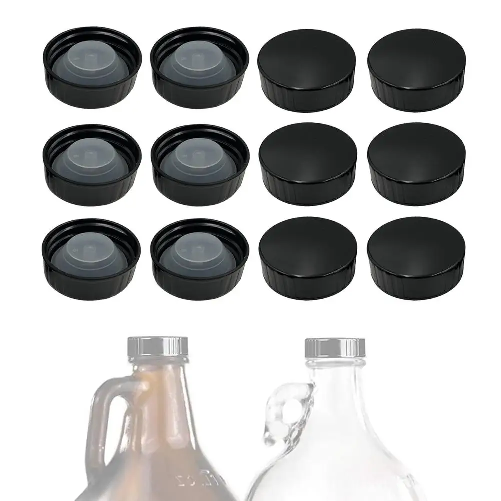 

Growler Cap 12PCS Beer Bottle Caps 38mm Practical Seal Screw Caps For Glass Gallon Jugs Gallon Jar Carboy