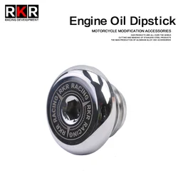 Motorcycle Modified Stainless Steel Engine Oil Dipstick Oil Inlet Screw Cap For HONDA CB400X CB500X CBR500R CM300 CM500 CBR650R