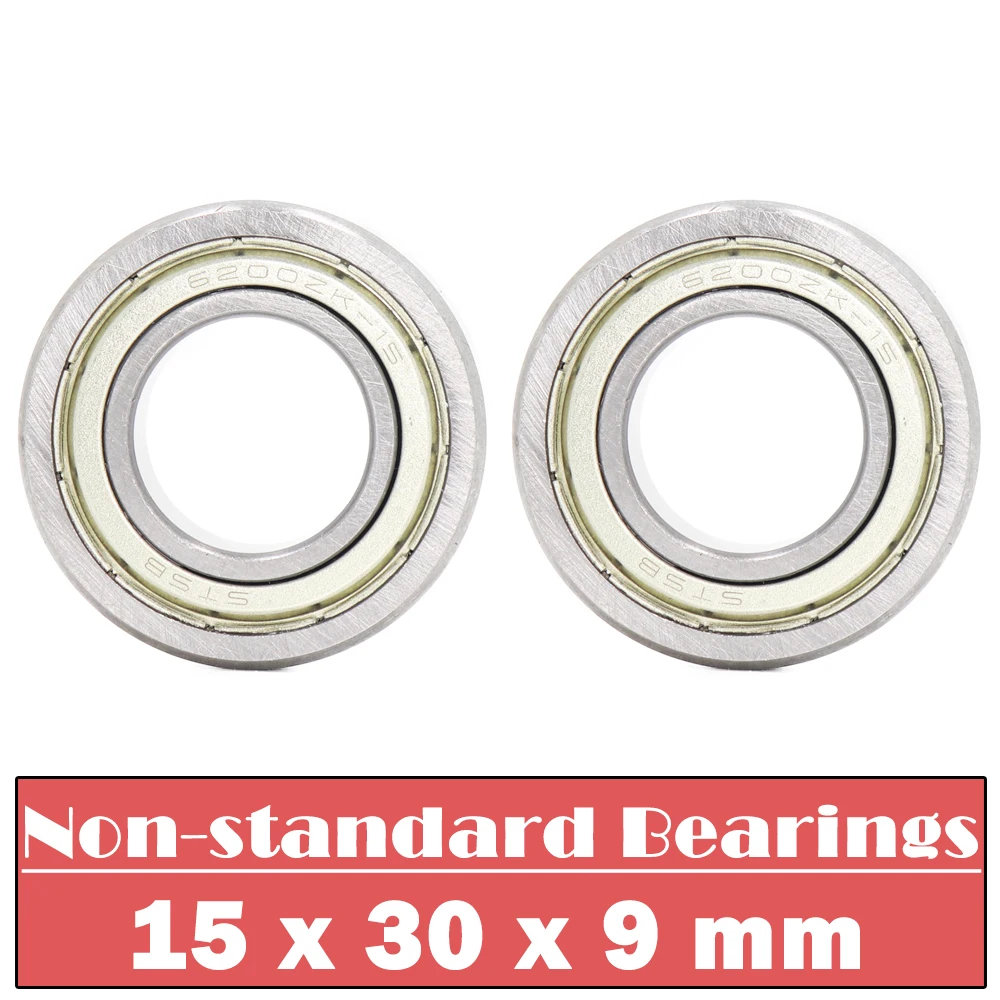 

15309 Ball Bearings ( 2 PCS ) 15*30*9 mm Inner Diameter 15 mm Outer Diameter 30 mm Thickness 9 mm Bearing