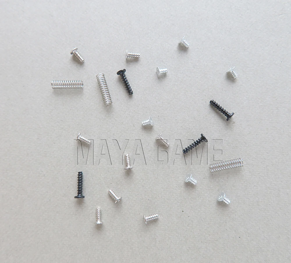 1 комплект винтов с плоской головкой GamePad, полный комплект винтовых пружин для Nintendo Switch Joy-Con