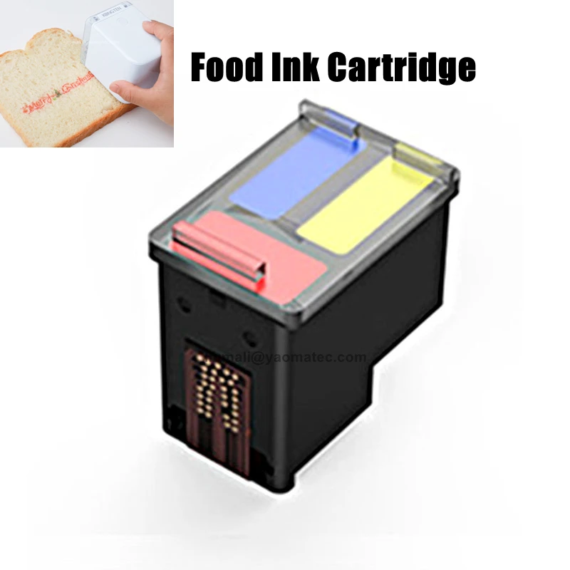 Mobile WiFi Color Mini Handheld Printer Portable Wifi Printer tri-color food ink cartridge Handheld food Edible Inkjet