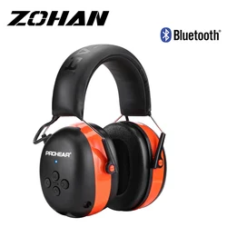 ZOHAN Bluetooth Safety Noise Canceling Ear Muffs Electronic Hearing Protection Headphones NRR 25DB Shooting Ear Protection