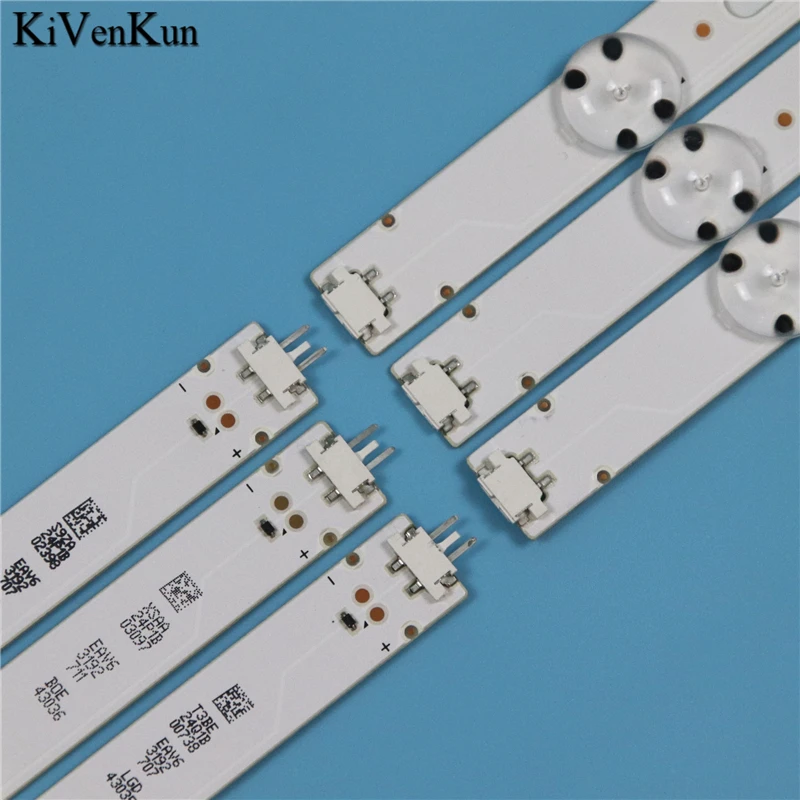 LED Backlight Strips For LG 43LJ5820 43LJ582Q 43LJ5860 LED Bars Band Rulers 43LH51_FHD_A S LGE_WICOP_FHD 43inch_FHD_B_REV02 Tape