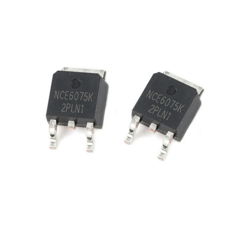 10PCS/LOT NCE6075K NCE6075 6075K 60V 75A TO-252 TO252 MOS FET New and Original IC Chipset MOSFET-N