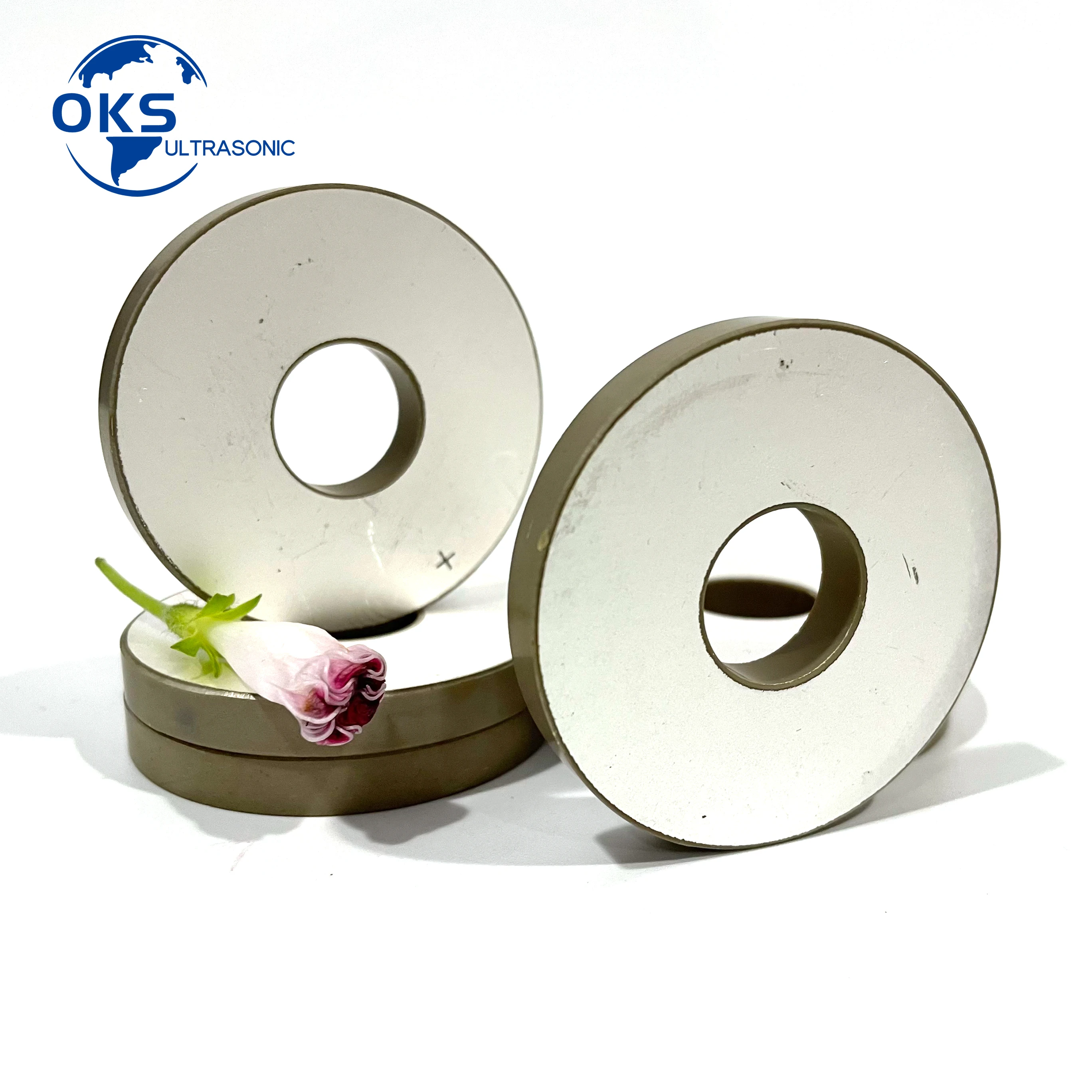 60mmX30mmX10mm Customization Material Ring Type Piezo Ceramic Ring Plate