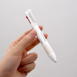 Kaco 4 In 1 Multifunction Signing Pens 0.5mm Black Blue Red Japan Ink Sign Pens Office School Ballpoint pen
