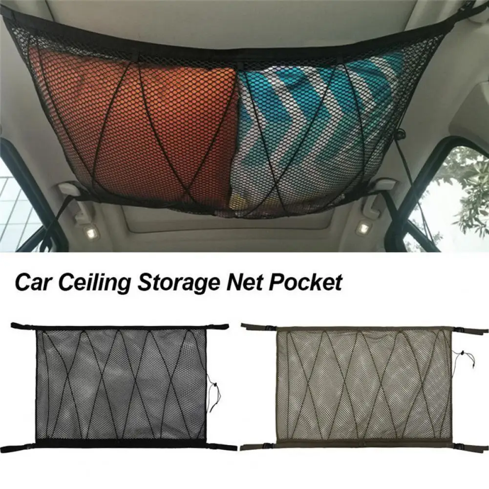 

Roof Net High Strength Convenient Nylon Mesh Car Ceiling Storage Net for SUV