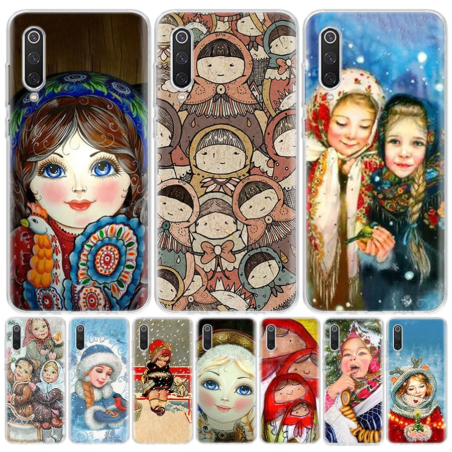 Russian Matryoshka Dolls Custom Phone Case For Xiaomi 13 Mi 11 10 Ultra 12 Lite 5G 12X 12T 11i 10T 11T Pro 9 9T 8 6X 5X Cover So