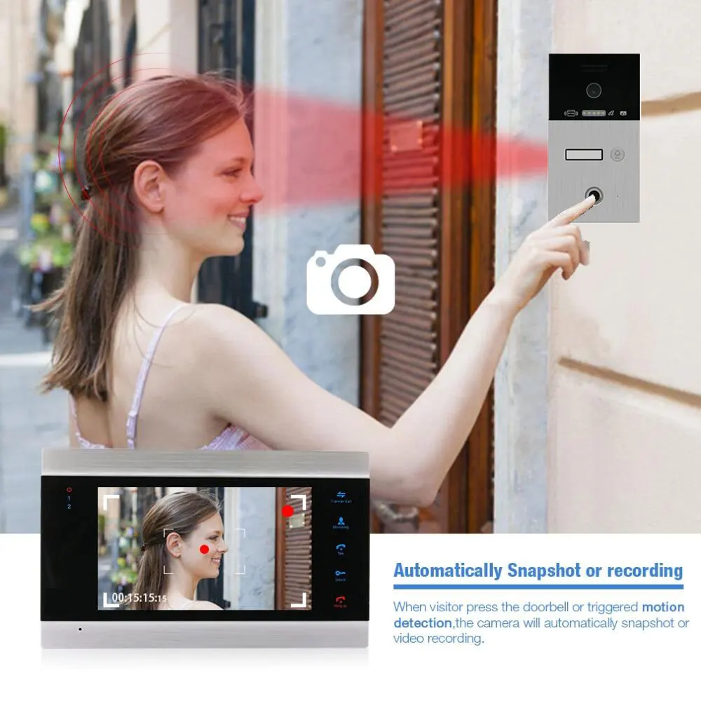 New Video Intercom For Home Door Phone 7\