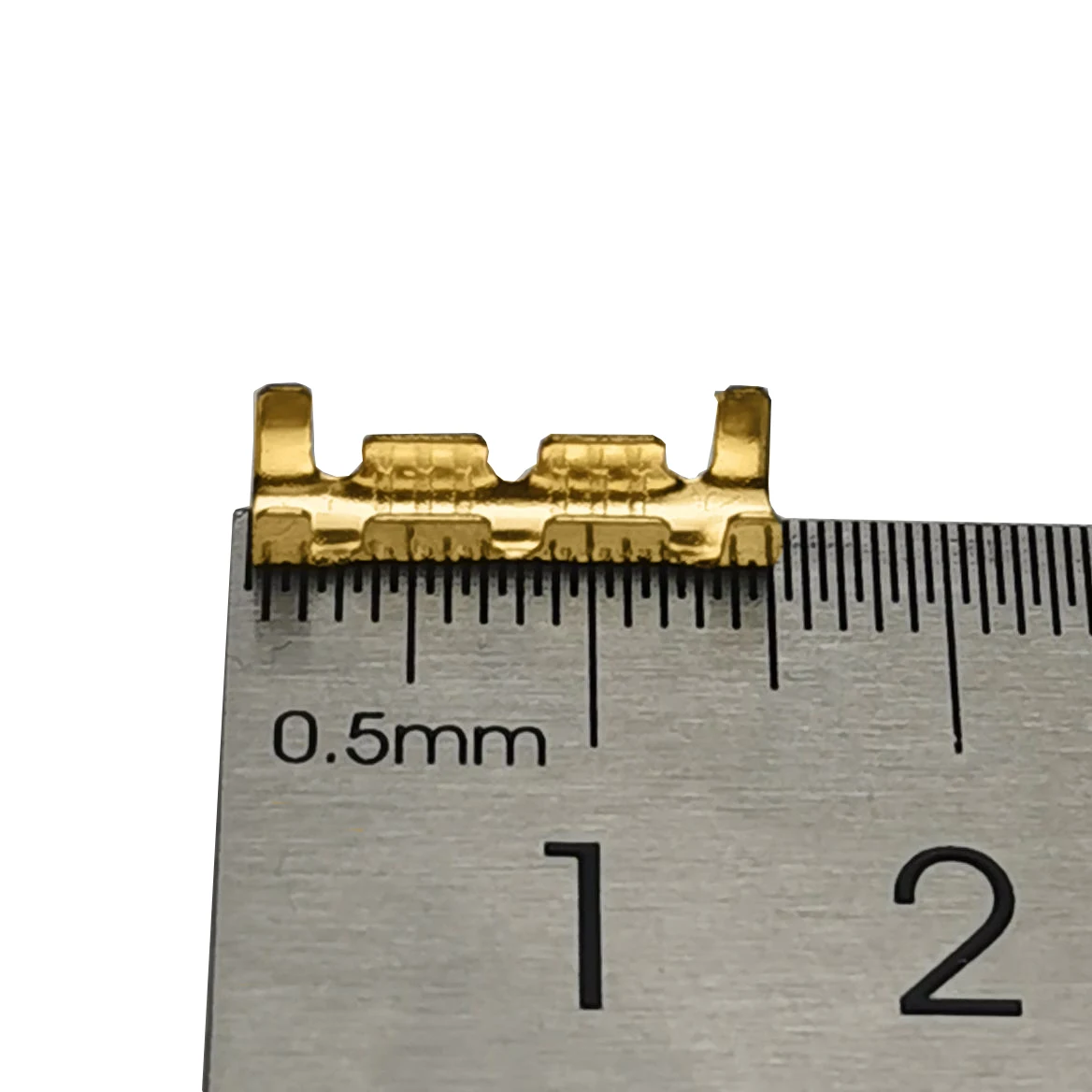 100Pcs DJ453 Double U-shaped Parallel Terminal Tab Cold Inserts Connectors Cold Terminal Small Teeth Fascia Terminal,0.5-1.5mm2