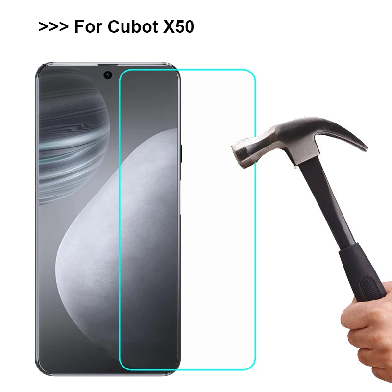 

2PCS Tempered Glass For Cubot X50 X 50 Protective Glass Film Explosion-proof Screen For Cristal Cubot X50 Pelicula De Vidrio