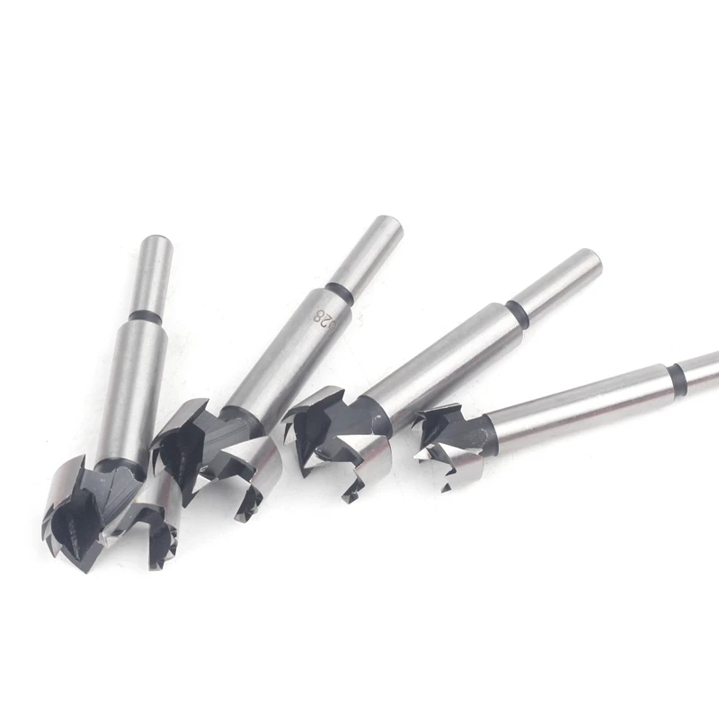 HEDA 6 mm-54 mm Forstner mata bor pengebor baja karbon tinggi Gergaji lubang pemusatan mandiri untuk Set alat pemotong kayu