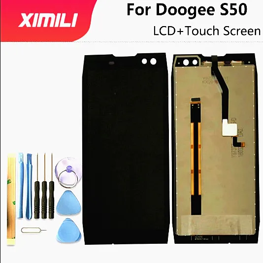 

5.7 Inch For Doogee S50 LCD Display+Touch Screen For Doogee S50 100% Tested Screen Digitizer Assembly Replacement+Free Tools