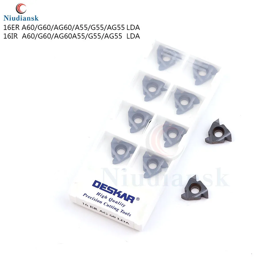 16ER A55 G55 AG55 16ER A60 G60 AG60 16IR A55 G55 AG55 16IR A60 G60 AG60 LDA موضوع إدراج كربيد إدراج تحول المخرطة باستخدام الحساب الآلي أداة