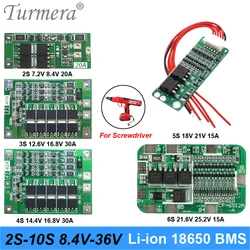 2S 3S 4S 5S 6S 10S 13S Li-ion bateria litowa 18650 ładowarka pcb BMS płyta ochronna dla śrubokręt akumulator lipo moduł ogniw