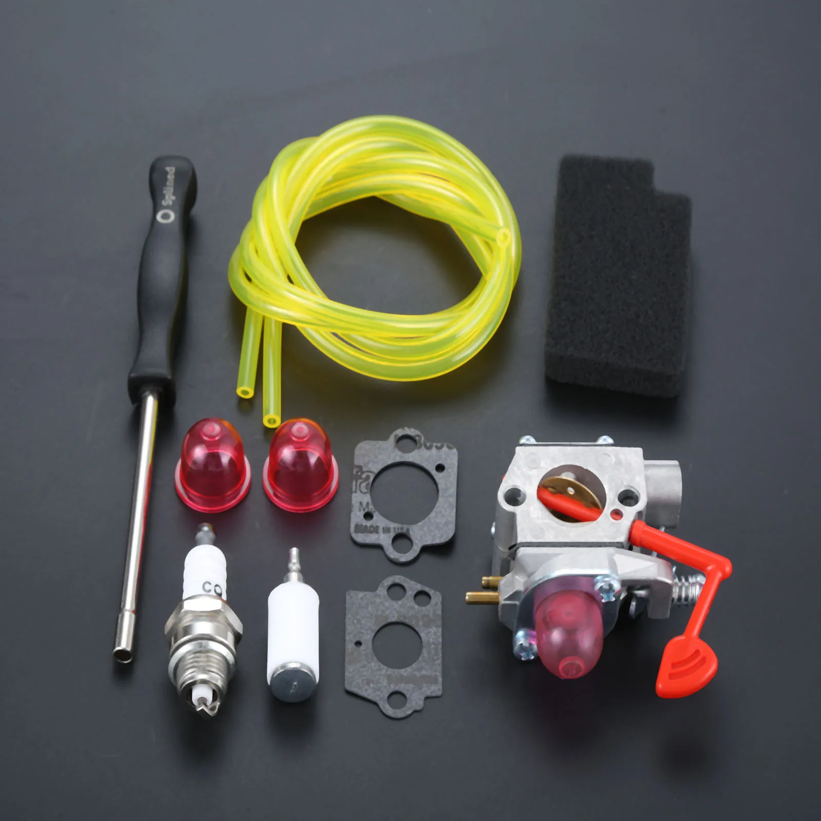 1Set WT875 Carburetor Kit for Poulan Pro BVM200C BVM200VS P200C GBV325 P325 Blower Tool Parts Replacement