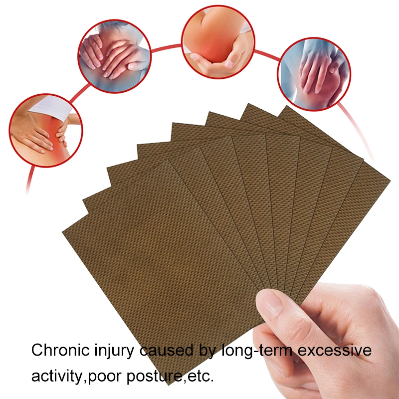 24Pcs Ants Pain Relief Patch Heel Back Neck Knee Orthopedic Joint Soreness Plaster Herbal Medical Sticker Cervical Spondylosis