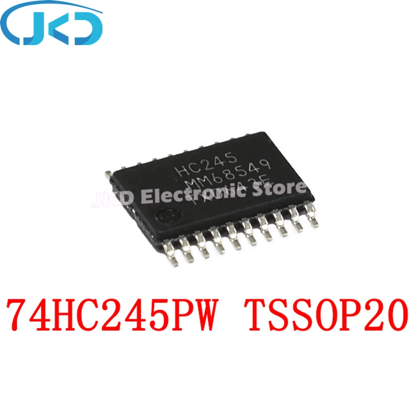 

10 шт. 74HC245PW 74HC245P 74HC245 TSSOP-20 New IC