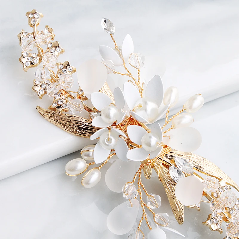 Miallo Fashion Wedding Hair Clips Flowers Bridal Hair Jewelry Accessories Handmade Hair Ornaments Headpieces Bridesmaid Gift