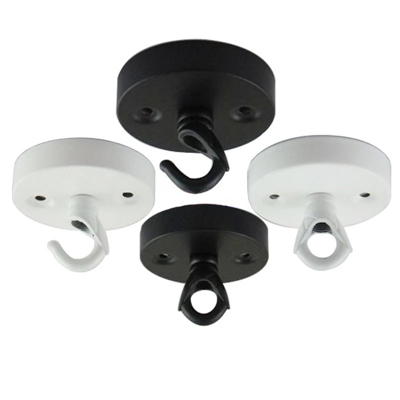 10PCS High quality, individually packaged. Ceiling Rose Hook Plate Holder, DIY Pendant Decoration Retro Ceiling Holder