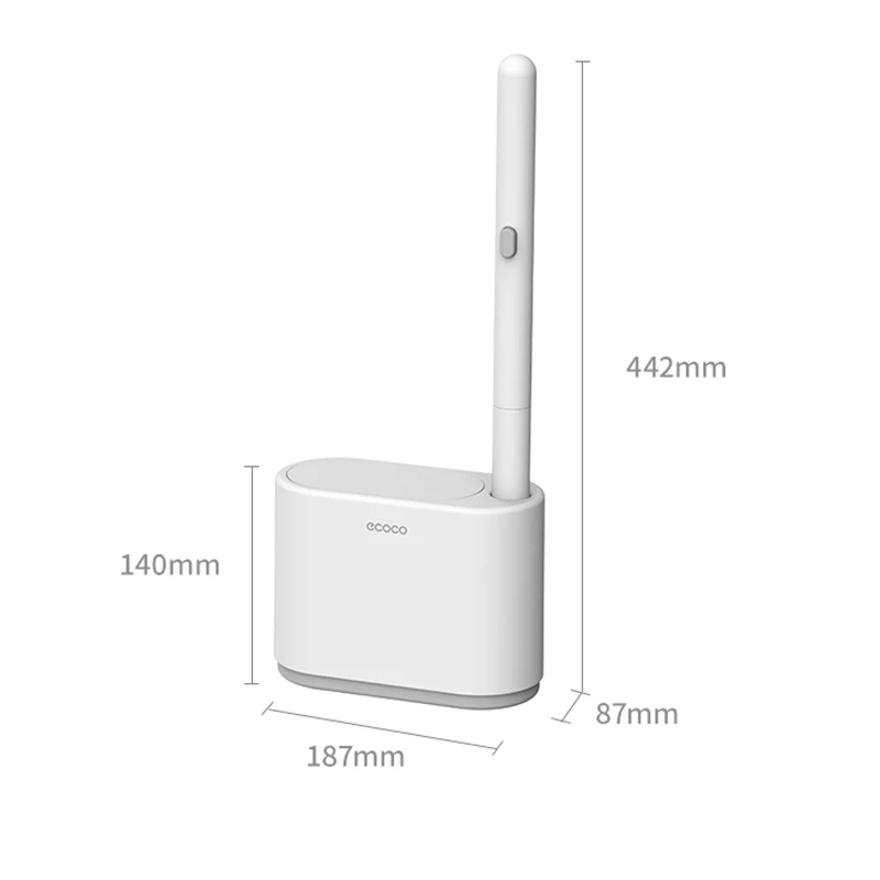 ECOCO одноразовая щётка для туалета, бытовая настенная щетка для чистки туалета, аксессуары для ванной комнаты