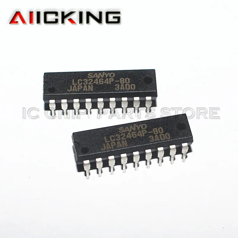 LC32464P-80 (10 pièces) LC32464P DIP18 Original DRAM page rapide mode IC Puce. En stock