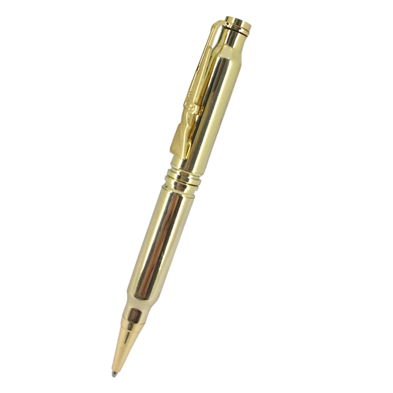 

ACMECN Gold Ballpoint Pen with Rifle Style Gun-shaped Bolt Ball Pen Popular Stationery for Gun-Shop Promotion Gifts