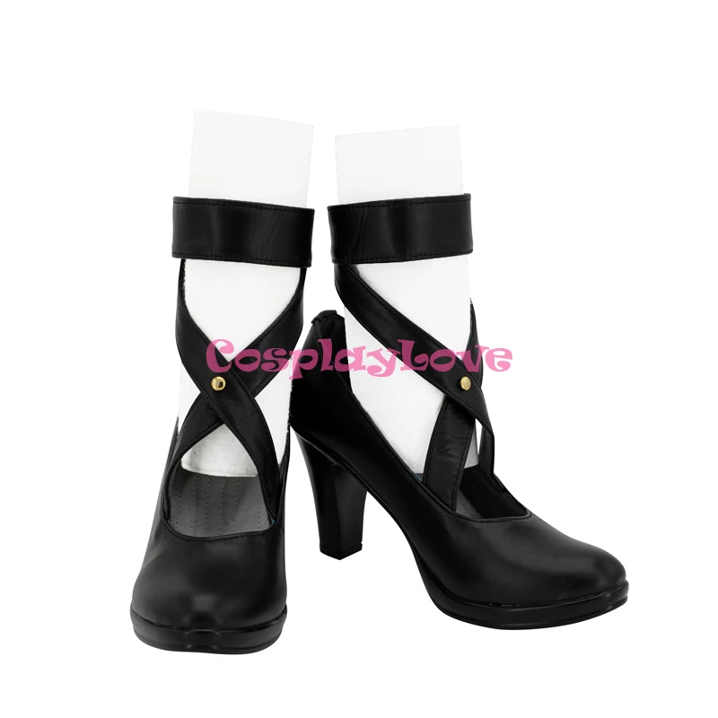 

Черные туфли для косплея Love Persona 5 P5, королевские касуми Йошизава, длинные кожаные сапоги на заказ