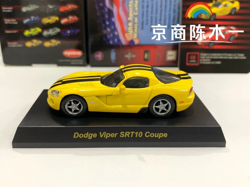 KYOSHO 1/64 Dodge Viper SRT10 Coupe Collection of die-cast alloy car decoration model toys