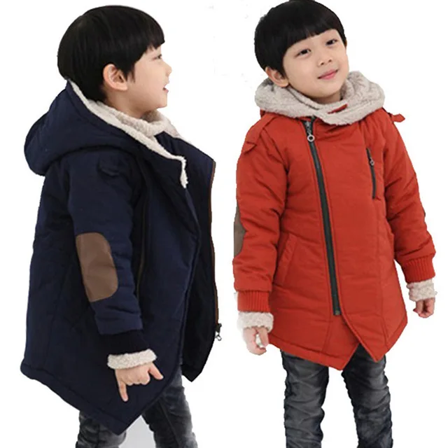 

2021 Winter Girls Warm Woolen Coat Kids Clothes Thick Kids Jacket For Boys Outerwear Fashion Children Clothing 3 6 8 10 12Yrs