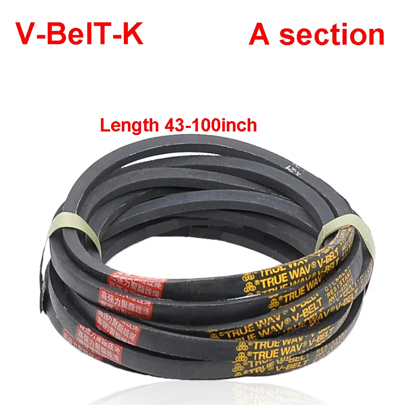 A Section V-BelT-K Inch Size A43 A44 A45 A46 A47 A48 A49 A50 A51 A52 A53