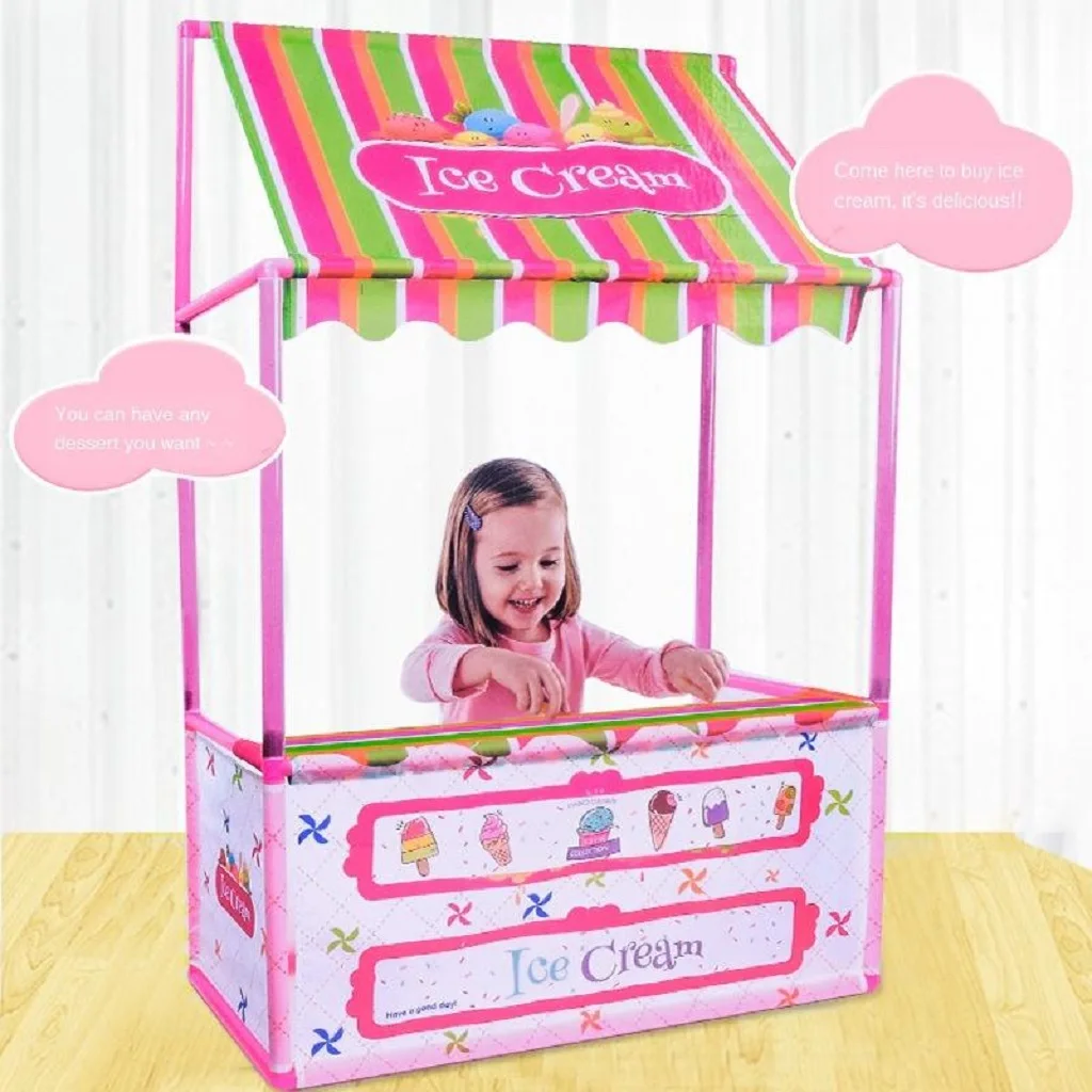 Kind Ijs Playhouse Tent Winkel Developmental Leren Indoor Outdoor Fun