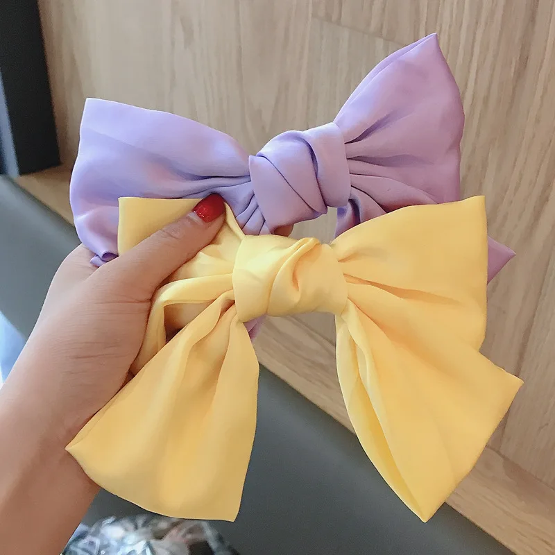 1PC Korean Super Beautiful Bow knot Girls Hair Clips Sweet Cloth Art Hair Grips Hair Accessories For Women HeadWear Headdress