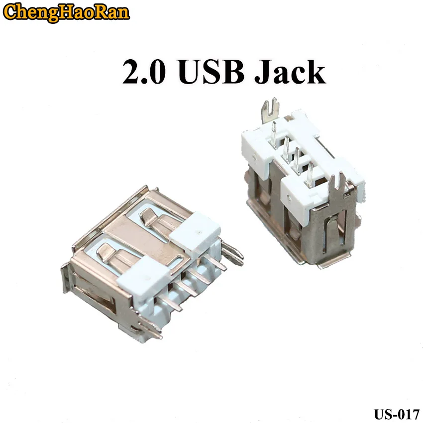 

ChengHaoRan 2 шт./лот боковой вертикальный AF10.0 USB разъем тип A короткий корпус 180 градусов прямая вставка с боковой стороны
