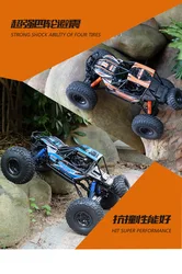 RC Car 2.4G 1:14 Scale Rock Crawler Car Supersonic Monster Truck fuoristrada Buggy giocattolo elettronico rc car