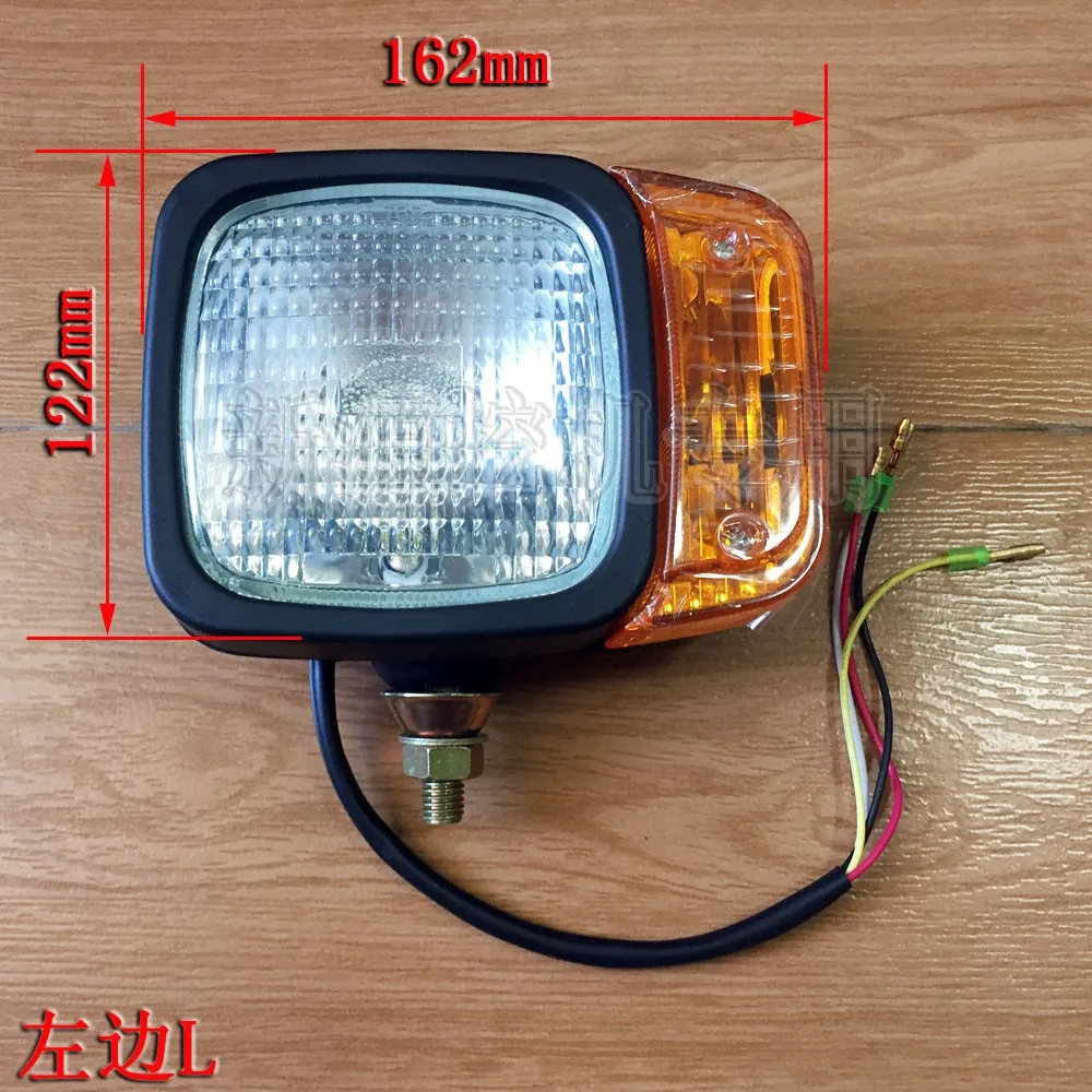 

65-7 75-8 Rubber Wheel Chain Excavator Small Loader Headlamp Headlamp with Steering Light