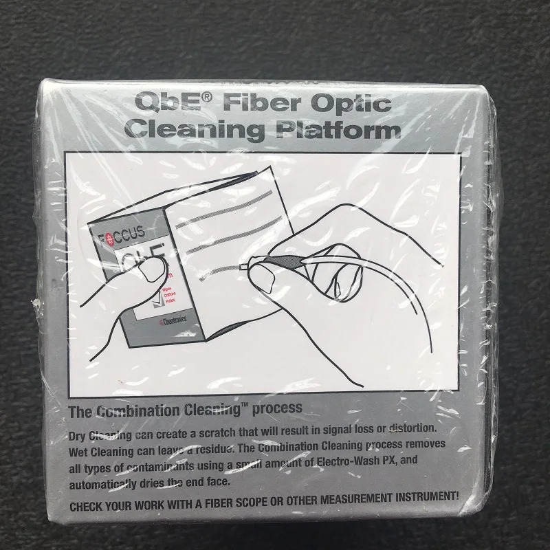 1pcs QBE Optical Fiber Wipe Paper ITW Optical Fiber End Face Cleaning Chemtronics Ken Chuangli Optical Fiber Connector Wipe