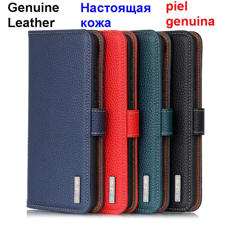 Flip Genuine Leather Case For Samsung Galaxy A22 Case Book Cover For Samsung Galaxy A22 A22S 4G 5G Cover Wallet Stand Phone Bag