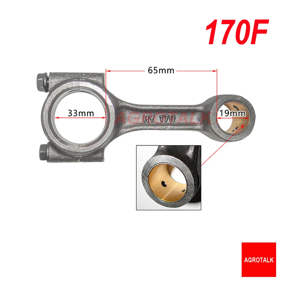 Connecting rod assembly for engine 170F / 173F / 178F / 186F / 188F / 192F , part number: