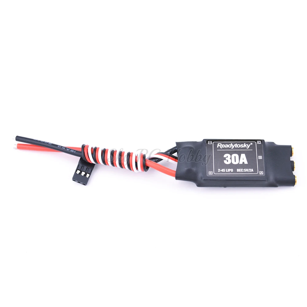 1PCS 30A 2-4S ESC Speed Controller With 5V / 2A BEC for Brushless Motor RC Airplane Helicopter Quadcopter Aircraft