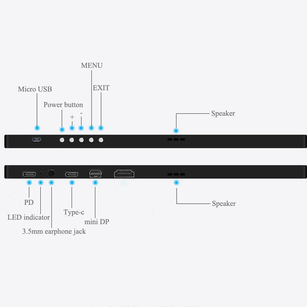 13.3 10 Điểm Cảm Ứng Di Động Loại C Màn Hình Cho Hệ Điều Hành Windows Máy Tính Latop HD Chơi Game HDR Lớn Màn Hình Cho Điện Thoại trò Chơi Công Tắc PS4 Xbox