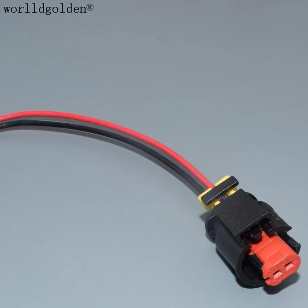 

Worldgolden 2Pin waterproof sensor plugs auto cam into the exhaust solenoid valve harness connector 284556-1