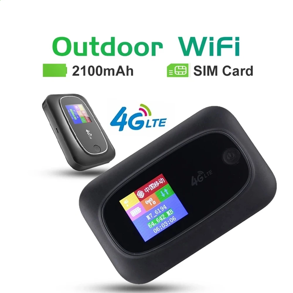 4G Wifi Router Mobile WiFi Hotspot Universal Global MobilTravel Router Partner4G Wireless SIM Routers with SD and SIM Card Solt