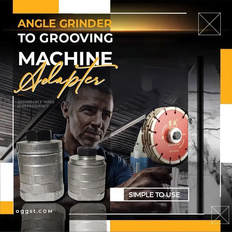 Angle Grinder To Grooving Machine Adapter M10 M14 Conversion Head Slotting Machine Angle Grinder Wall Grooving Adapter