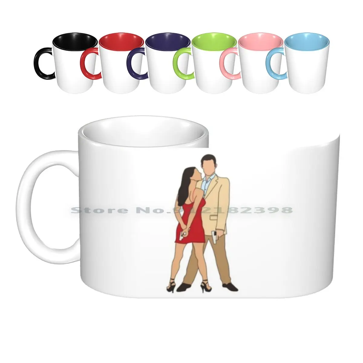 Burn Notice Ceramic Mugs Coffee Cups Milk Tea Mug Burn Notice Michael Weston Fiona Glenanne Michael Fiona Weston Burn Notice