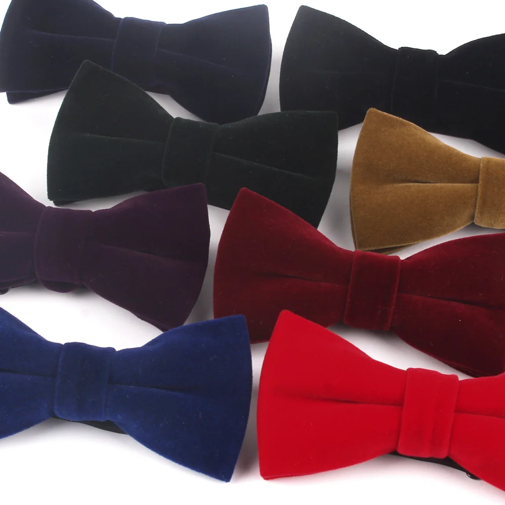 

Fashion Solid Bow Tie For Men Women Classic Bowtie For Party Wedding Bowknot Adult Mens Bowties Cravats Red Black Tie