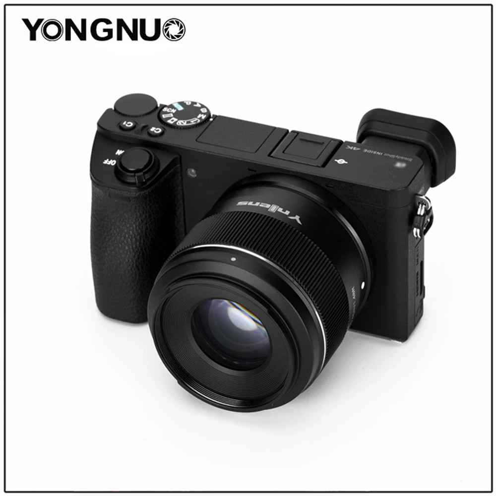 YONGNUO 소니 E 마운트 APS-C 카메라용 표준 프라임 인물 렌즈, 자동 초점, YN50mm F1.8S DA DSM 대구경 AF MF 50mm F1.8