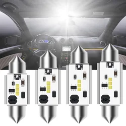 2PC CANBUS C5W Festoon 12V-24V Car LED New CSP Blub 31mm 36mm 39mm 41mm Car Interior Dome Lamp License Plate Reading Light White