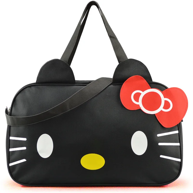 Outing luggage bag cute cartoon travel bag handbag waterproof messenger bag canvas female bag